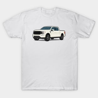 Car truck off road f-150 white T-Shirt